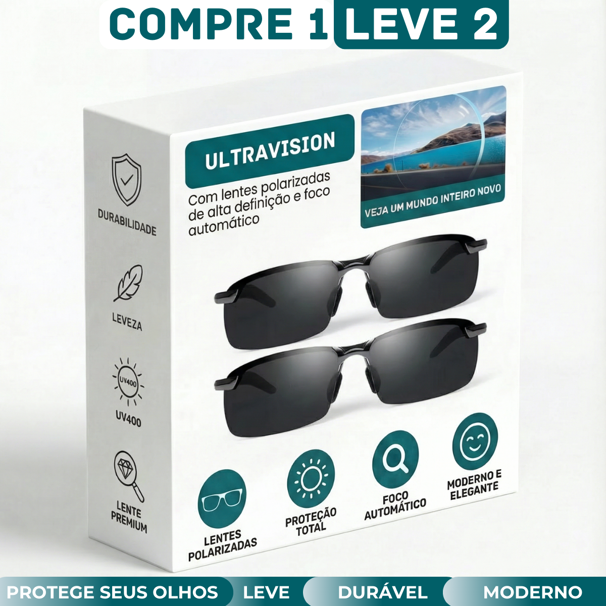 Óculos Inteligentes Ultravision – [Compre 1, Leve 2]