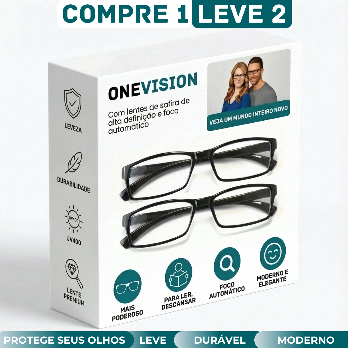 Óculos Inteligentes Onevision – [Compre 1, Leve 2]
